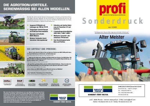 Agrotron M 640 profi-Test - Deutz fahr