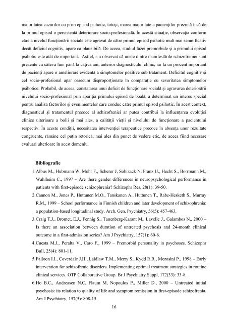 jurnalul român de psihofarmacologie romanian journal of ...