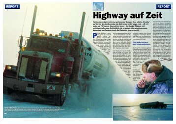 Eis-Trucking in Nordkanada - Verkehrsrundschau