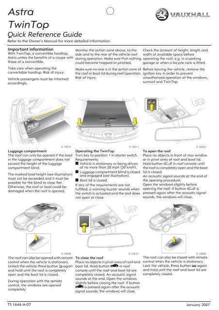 Astra TwinTop QRG_TS 1644-A-07.fm - Vauxhall