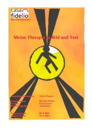 Bewohnerprojekt Meine Therapie in Bild und Text - Casa Fidelio