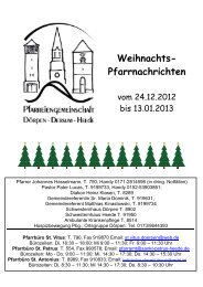 Weihnachst-Pfarrnachrichten ab 24.12.2012 - St. Vitus Dörpen