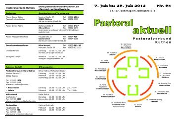 Pastoral-aktuell - Kallenhardt