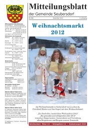 Mitteilungsblatt Ausgabe Dezember 2012 - Seubersdorf