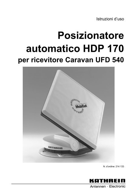 Posizionatore automatico HDP 170 per ricevitore Caravan ... - Kathrein