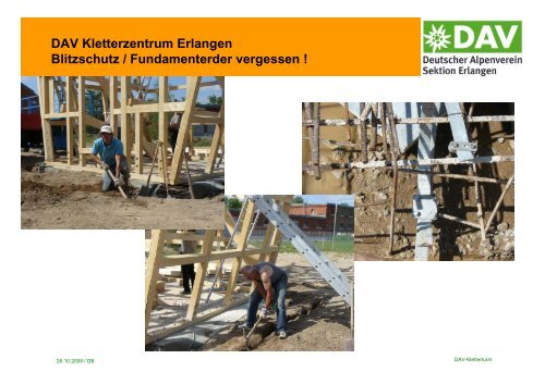 DAV Kletterzentrum Erlangen Eckdaten des Kletterturms