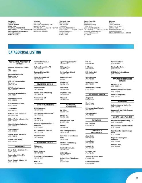 2011 Community Profile - Chamber Organizer