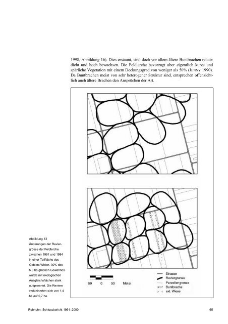 Rebhuhn. Schlussbericht 1991–2000 - BAFU