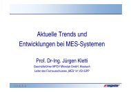 HMI-MES 2010 Vortrag (PDF) - IT & Produktion