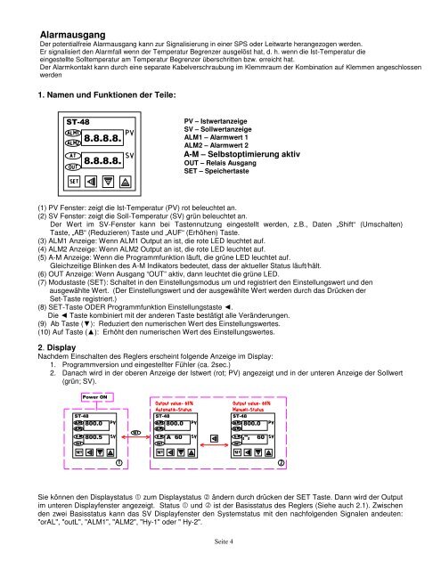 TEMPERATURREGLER-BEGRENZERKOMBINATION ... - Kletti GmbH