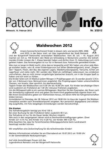 Pattonville Info 3/2012
