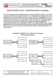 System M. Müller & Sohn —Konstruktionsmakros in cad.assyst ...
