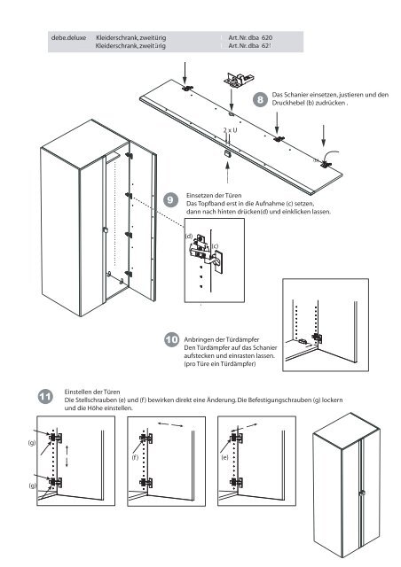 Montageanleitung / Des instructions de montage ... - De Breuyn