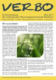 Kirchenzeitung Mai 2011 der katholischen Pfarreiengemeinschaft ...