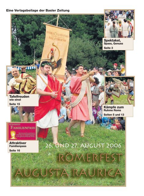 BAZ-Artikel 2006 - Römerfest in Augusta Raurica