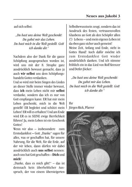 Ausgabe 2 / 2010 - Evangelische Kirchengemeinde Jakobi zu Rheine