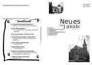 Ausgabe 2 / 2008 - Evangelische Kirchengemeinde Jakobi zu Rheine