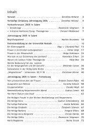 2005 - Konvent Evangelischer Theologinnen