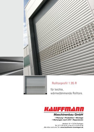 Rolltor doppelwandig 1.95 R.pdf - Kauffmann Toranlagen