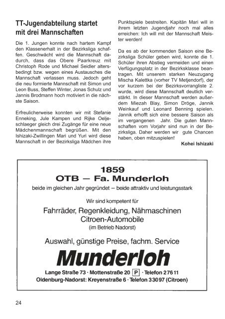 OTB- Sockenball vor dem - Oldenburger Turnerbund