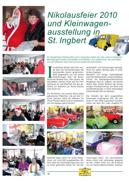 Kleinwagen- Sammlung - BRCS - British Roadster Club Saar eV