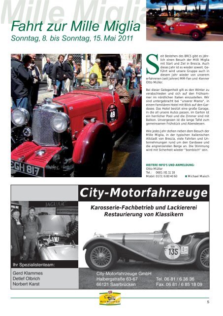 Kleinwagen- Sammlung - BRCS - British Roadster Club Saar eV