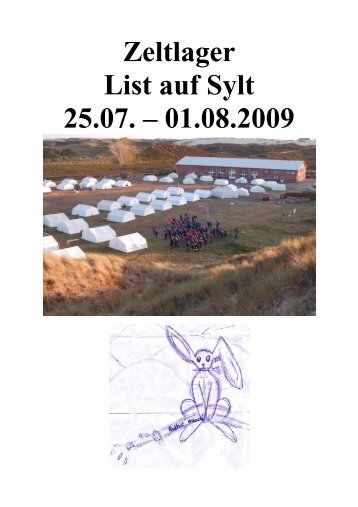 Zeltlager List auf Sylt 25.07. – 01.08.2009 - Jugendfeuerwehr ...