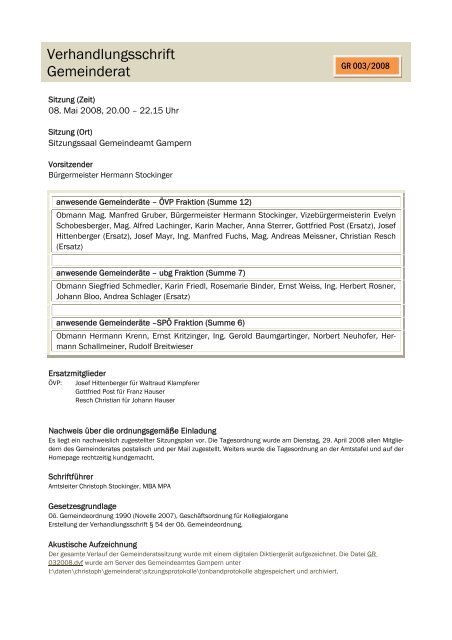 Datei herunterladen (140 KB) - .PDF - Gemeinde Gampern