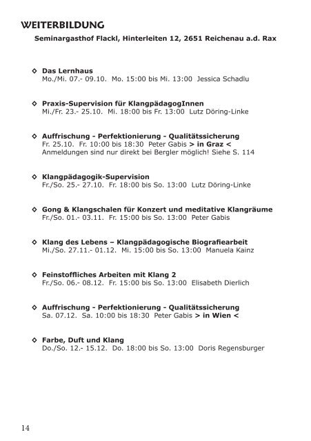 Jahresprogramm 2013 PDF Download - Peter Hess Akademie Wien