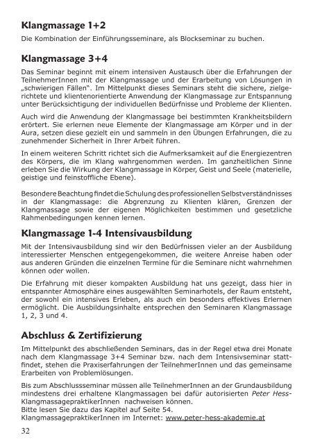 Jahresprogramm 2013 PDF Download - Peter Hess Akademie Wien