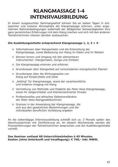 Jahresprogramm 2013 PDF Download - Peter Hess Akademie Wien