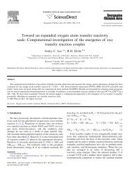 Toward an expanded oxygen atom transfer reactivity scale ...