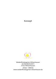 Kita - Waldorfkindergarten Witzenhausen - Konzeption - Familien