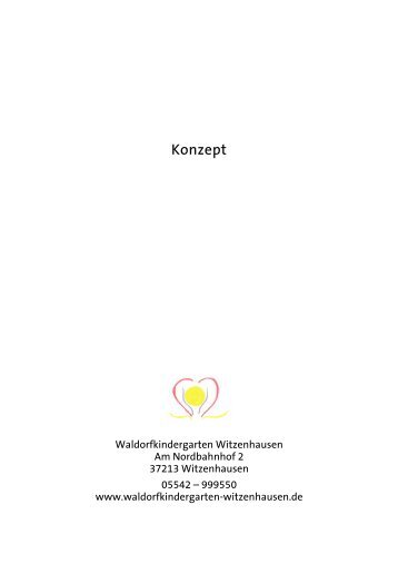 Kita - Waldorfkindergarten Witzenhausen - Konzeption - Familien