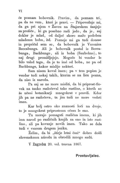 Matica Slovenska v Ljubljani. 1867.