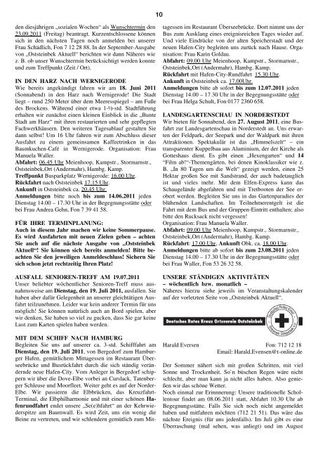 Ausgabe Juni 2011 - Gemeinde Oststeinbek