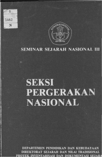 SEKSI PERGERAKAN NASIONAL - the Aceh Books website