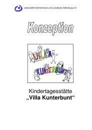 Konzeption Villa Kunterbunt - LEBENSHILFE - Delmenhorst