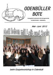 Mai 2012 - Ev.-luth. Kirchengemeinde Nordstrand-Odenbüll