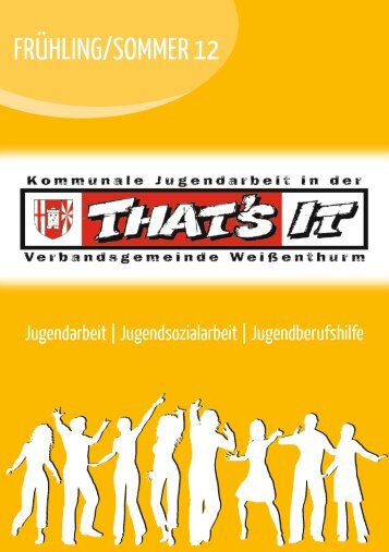 Jugendarbeit | Jugendsozialarbeit | Jugendberufshilfe - That's it