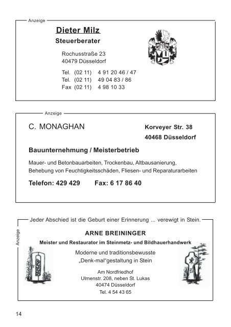 evangelisch in - Evangelische Kirchengemeinde Unterrath ...