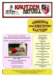 Ausgabe 06/2012 - Marktgemeinde Kautzen