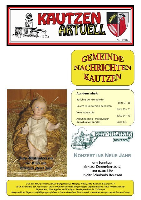 Neuen - Marktgemeinde Kautzen