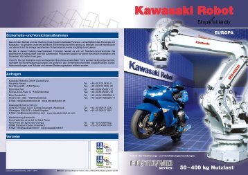 50 – 400 kg Nutzlast - Kawasaki Robotics