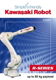 Catalogue - RA-Series - Kawasaki Robotics Deutschland GmbH