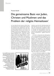 Die gemeinsame Basis von Juden, Christen und ... - Junge Kirche