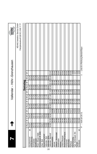 aktuellen Fahrplan - Westerwald-ÖPNV