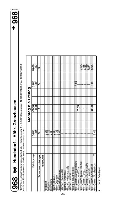 aktuellen Fahrplan - Westerwald-ÖPNV