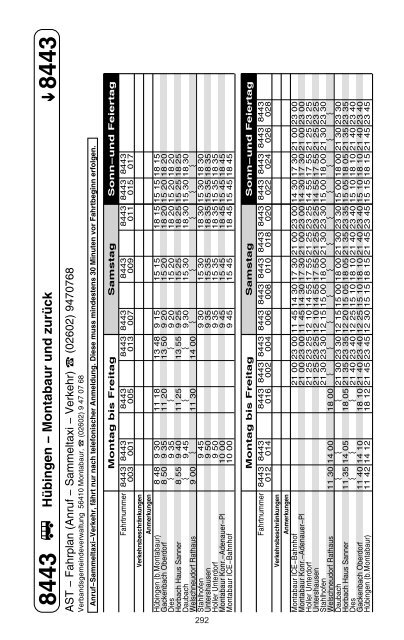 aktuellen Fahrplan - Westerwald-ÖPNV