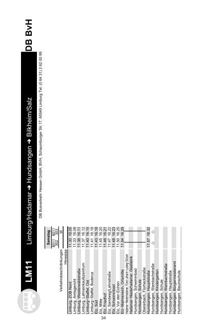 aktuellen Fahrplan - Westerwald-ÖPNV